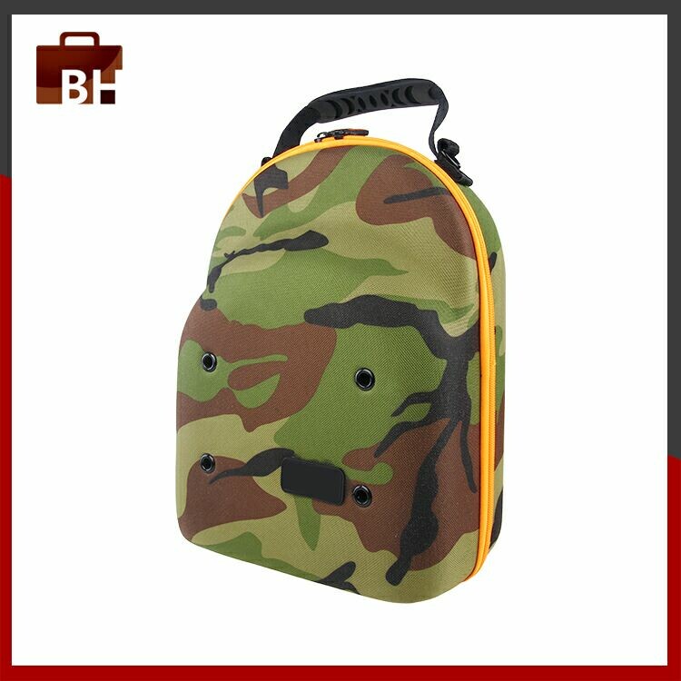 Camouflage Moulded EVA Cap Carrier With Handle