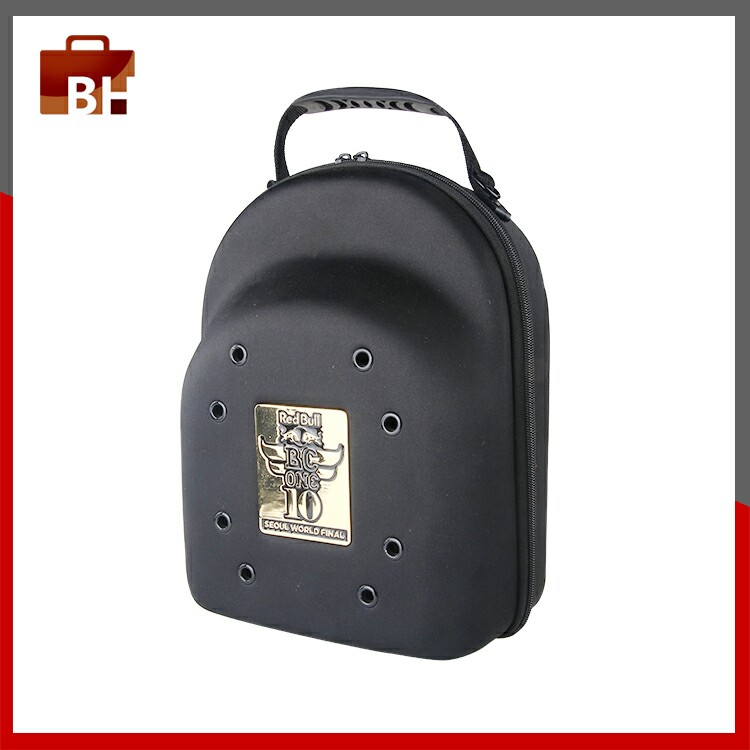 Moulded EVA Cap Carrier With Metal Logo