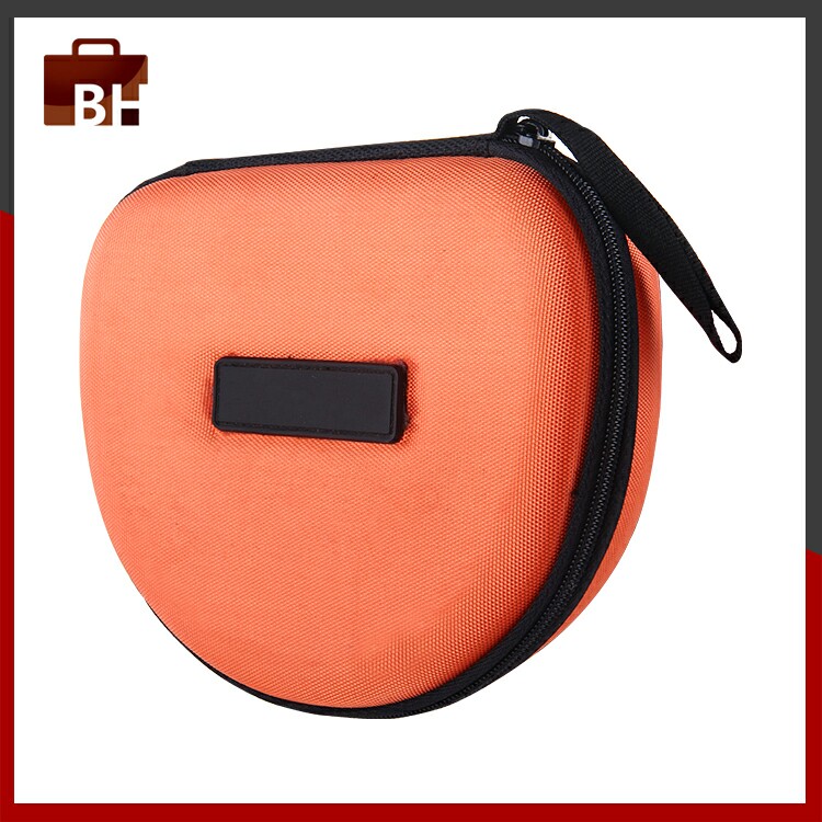 Arched EVA Headphone Case With Hand Strap And Silicone Logo