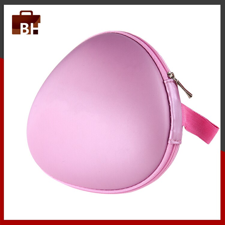 PU Leather Coated EVA Bra Case With Hand Strap