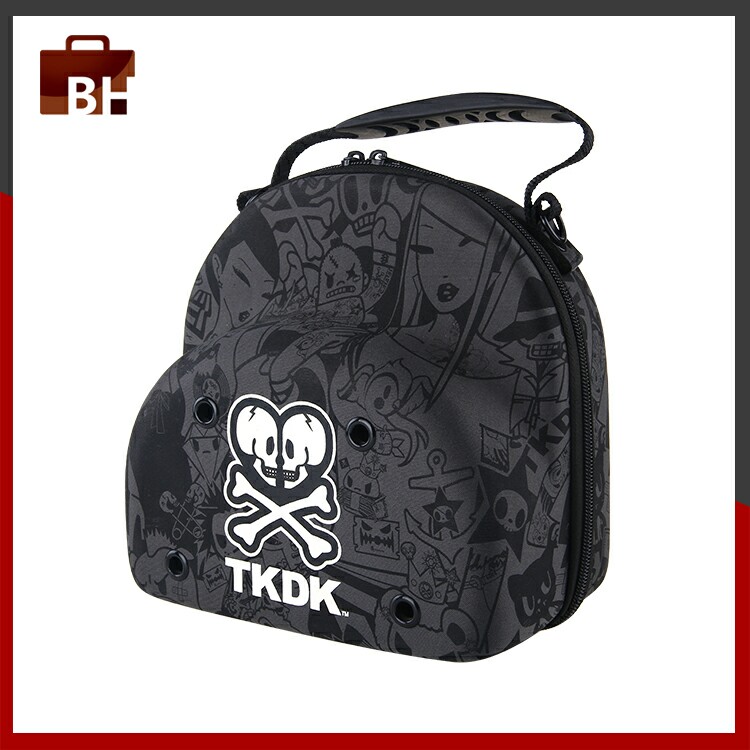 Logo Skull Thermoformed EVA Hat Carrier With Handle