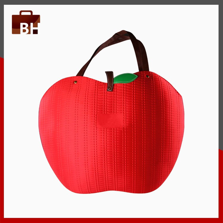 Apple Design Durable Customized Carrying EVA Handbag