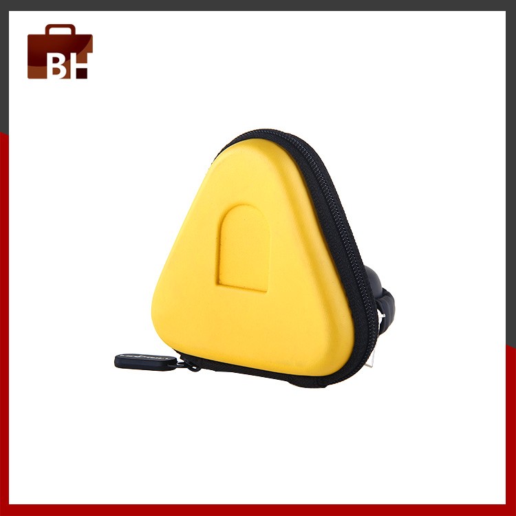 Dongguan Factory Triangle Shape Design Custom Earphone Case EVA